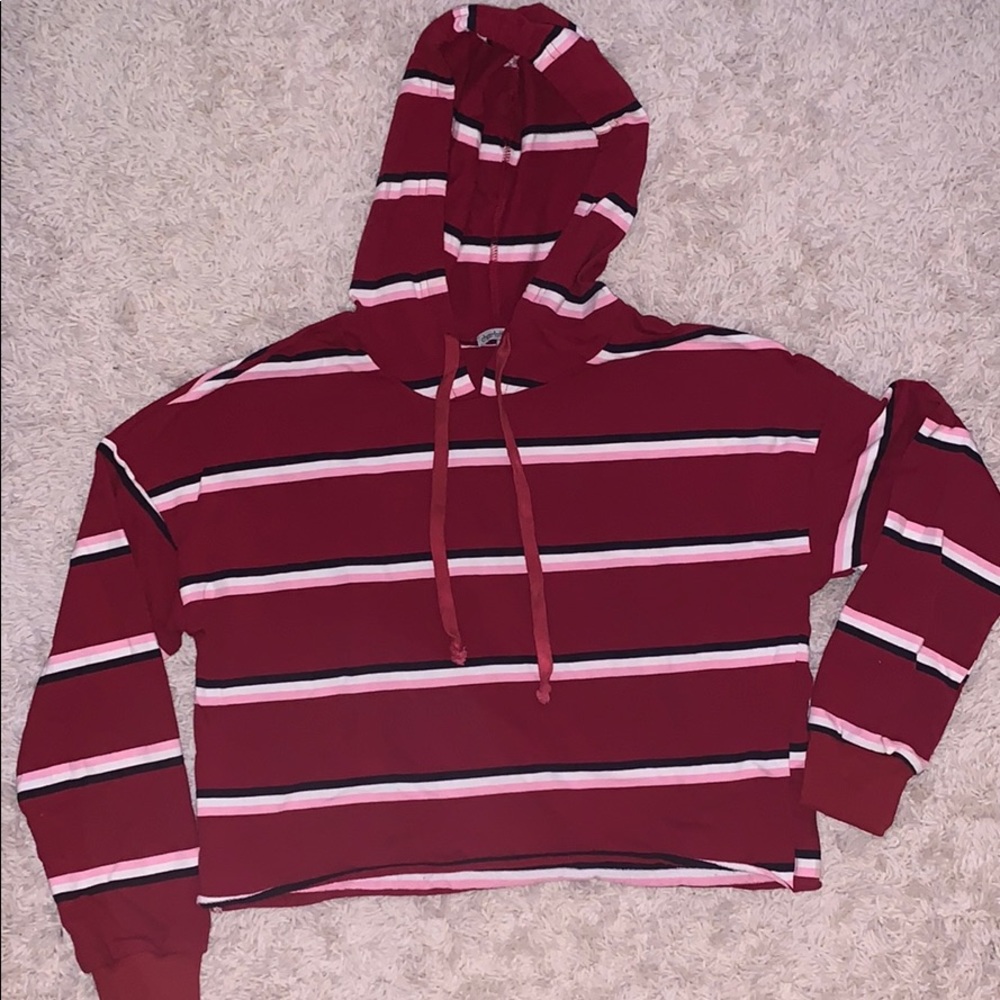 Charlotte Russe Cropped Hoodie/Shirt